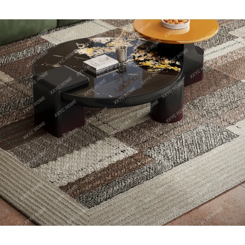 SL minimalist round coffee table combination living room household small apartment
SL minimalist round coffee table combination living room household small apartment