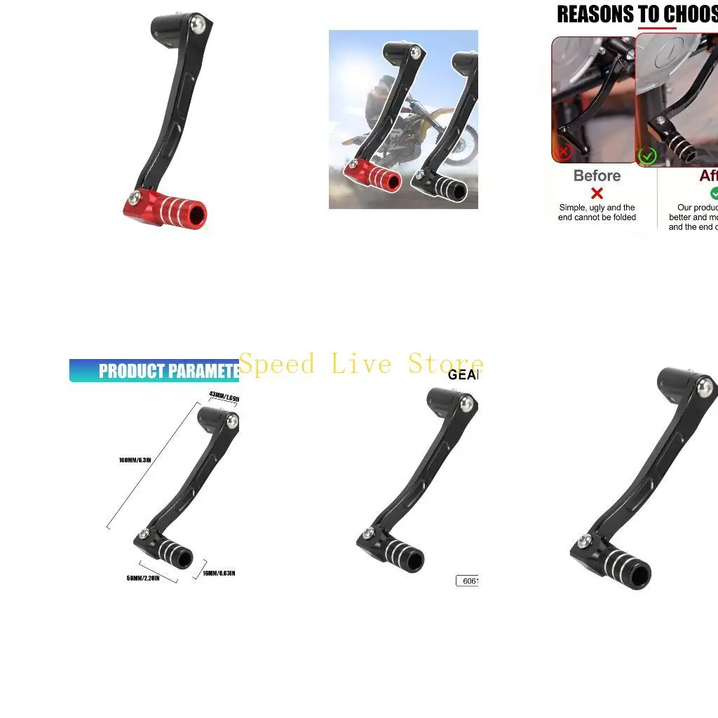 547C Aluminum Gear Shifting Lever Foot Pedal Motorcycle Shifter Accessory For 250 Enhances Performances And
547C Aluminum Gear Shifting Lever Foot Pedal Motorcycle Shifter Accessory For 250 Enhances Performances And