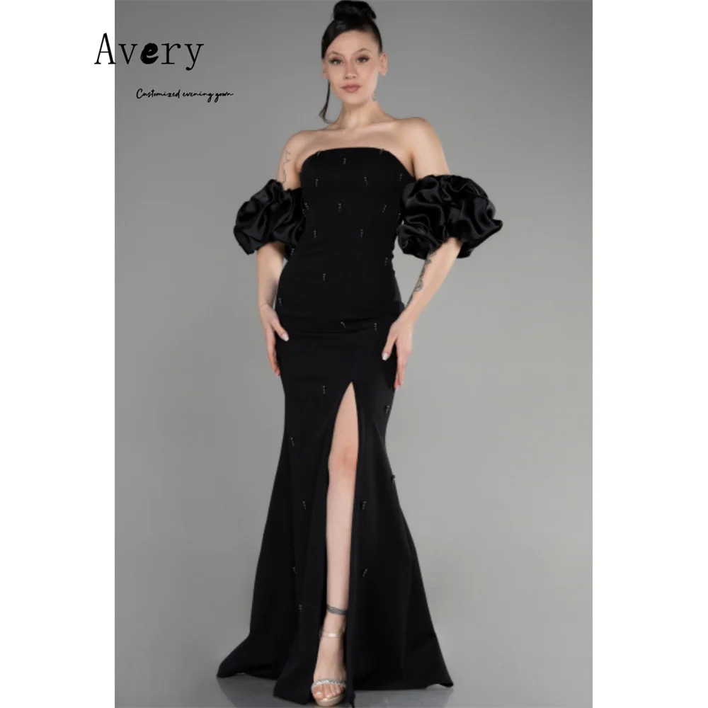 Avery Customized Black Rhinestone Fishtail Side Slits Elegant Evening Dresses for Woman Luxury Dress Evening 2025 Party Women's
Avery Customized Black Rhinestone Fishtail Side Slits Elegant Evening Dresses for Woman Luxury Dress Evening 2025 Party Women's