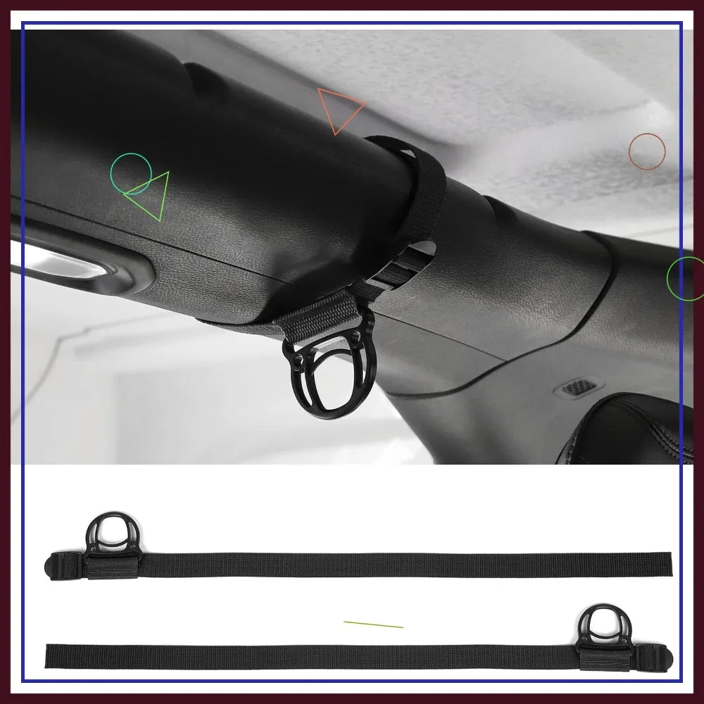2 Pack Car Coat Hanger for Jeep Wrangler TJ JK JKU JL JLU Gladiator JT (1997-2023) Black
2 Pack Car Coat Hanger for Jeep Wrangler TJ JK JKU JL JLU Gladiator JT (1997-2023) Black