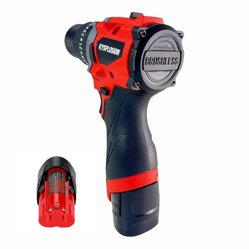 Cordless Brushless 13mm Electric Impact Drill Electric Screwdriver Home DIY for Milwaukee M12 Battery Power Tools
Cordless Brushless 13mm Electric Impact Drill Electric Screwdriver Home DIY for Milwaukee M12 Battery Power Tools