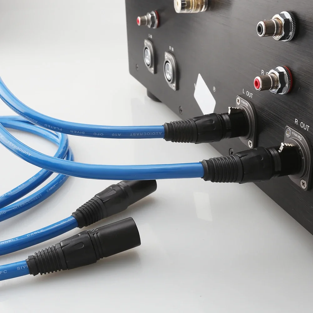 High Quality Audiocrast A10 Silver Plated Balanced 3 pin male female XLR Audio Interconnect Cable HIFI AMP CD
High Quality Audiocrast A10 Silver Plated Balanced 3 pin male female XLR Audio Interconnect Cable HIFI AMP CD