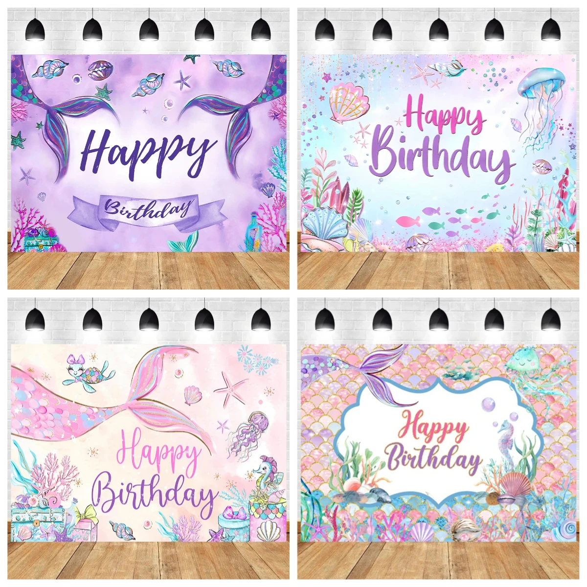 Little Mermaid Theme Birthday Party Backdrop Baby Shower Decor Banner Girl Birthday Wedding Cake Table Photography Background
Little Mermaid Theme Birthday Party Backdrop Baby Shower Decor Banner Girl Birthday Wedding Cake Table Photography Background