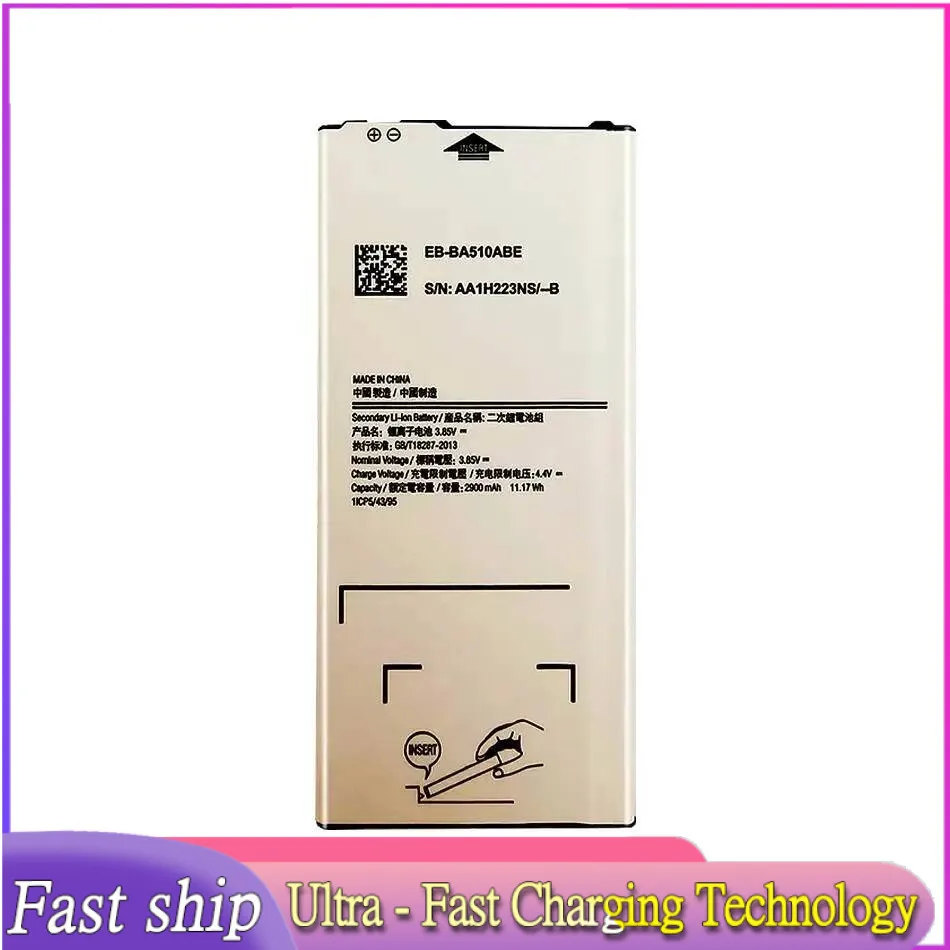 2900 мАч EB-BA510ABE для Samsung Galaxy A5 2016 Edition A510 SM A510F A5100 EB BA510ABE Сменный аккумулятор премиум-класса для мобильного телефона
2900 мАч EB-BA510ABE для Samsung Galaxy A5 2016 Edition A510 SM A510F A5100 EB BA510ABE Сменный аккумулятор премиум-класса для мобильного телефона