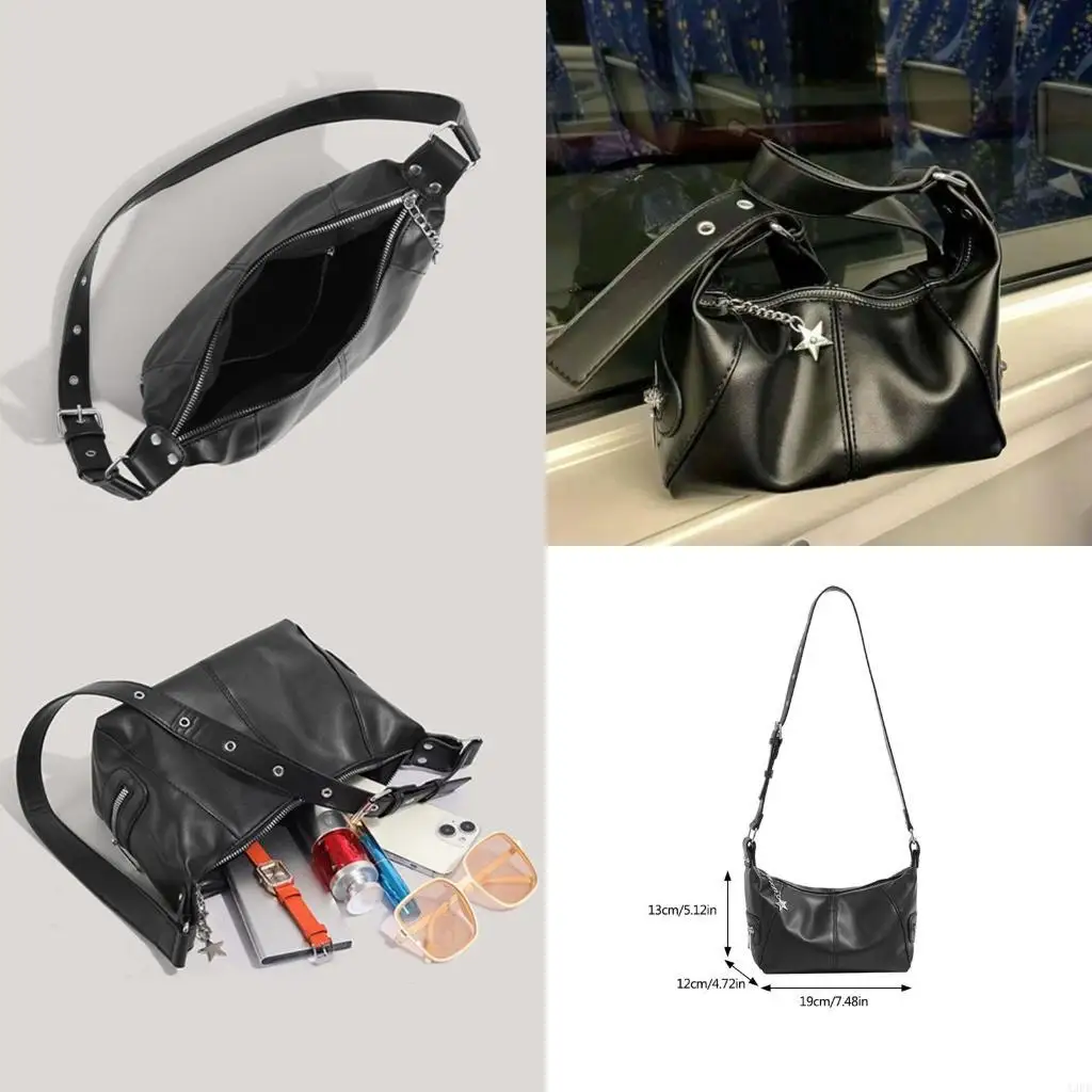 Shoulder Bag for Women Pu Leather Slings Bag Handbag Retro Clutch Purse with Zipper Closure for Evening Party Daily
Shoulder Bag for Women Pu Leather Slings Bag Handbag Retro Clutch Purse with Zipper Closure for Evening Party Daily