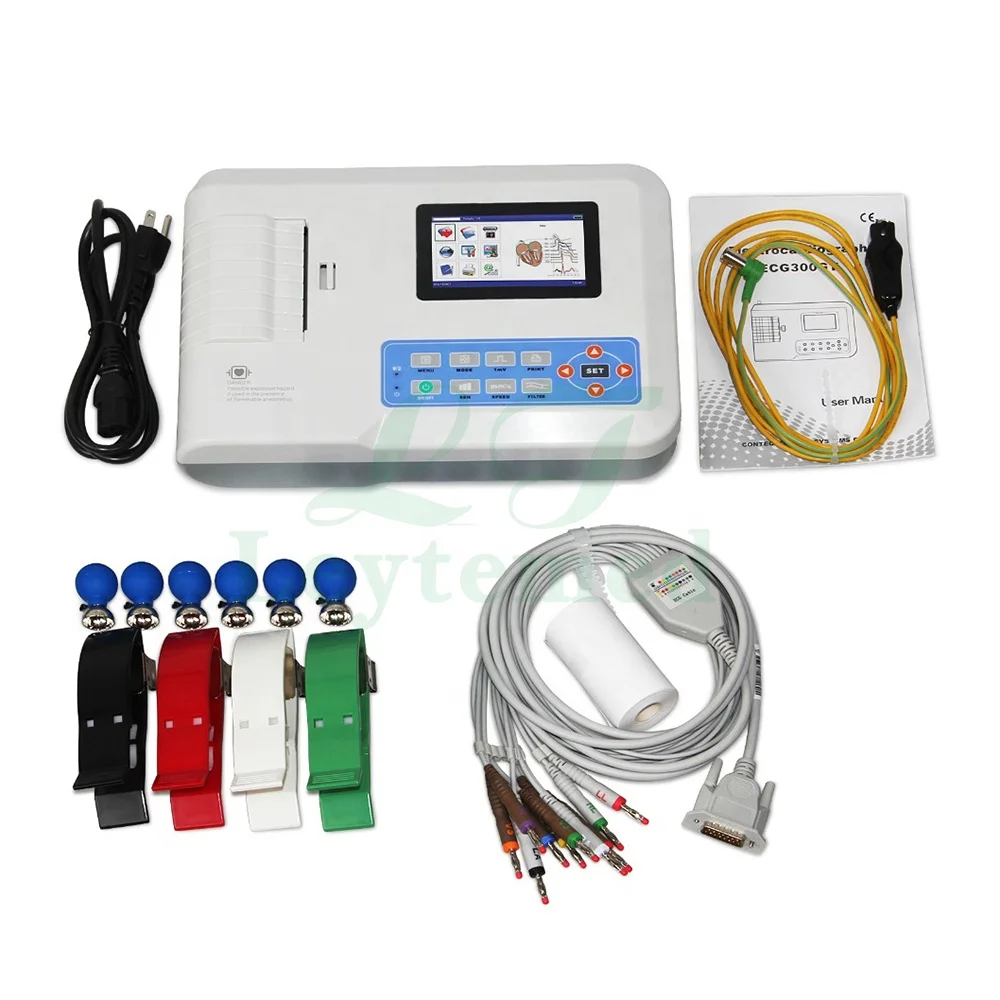 ECG300G Professional Medical Device 12-Lead Ecg Signal Three Channel Electrocardiograph Ecg Machine
ECG300G Professional Medical Device 12-Lead Ecg Signal Three Channel Electrocardiograph Ecg Machine