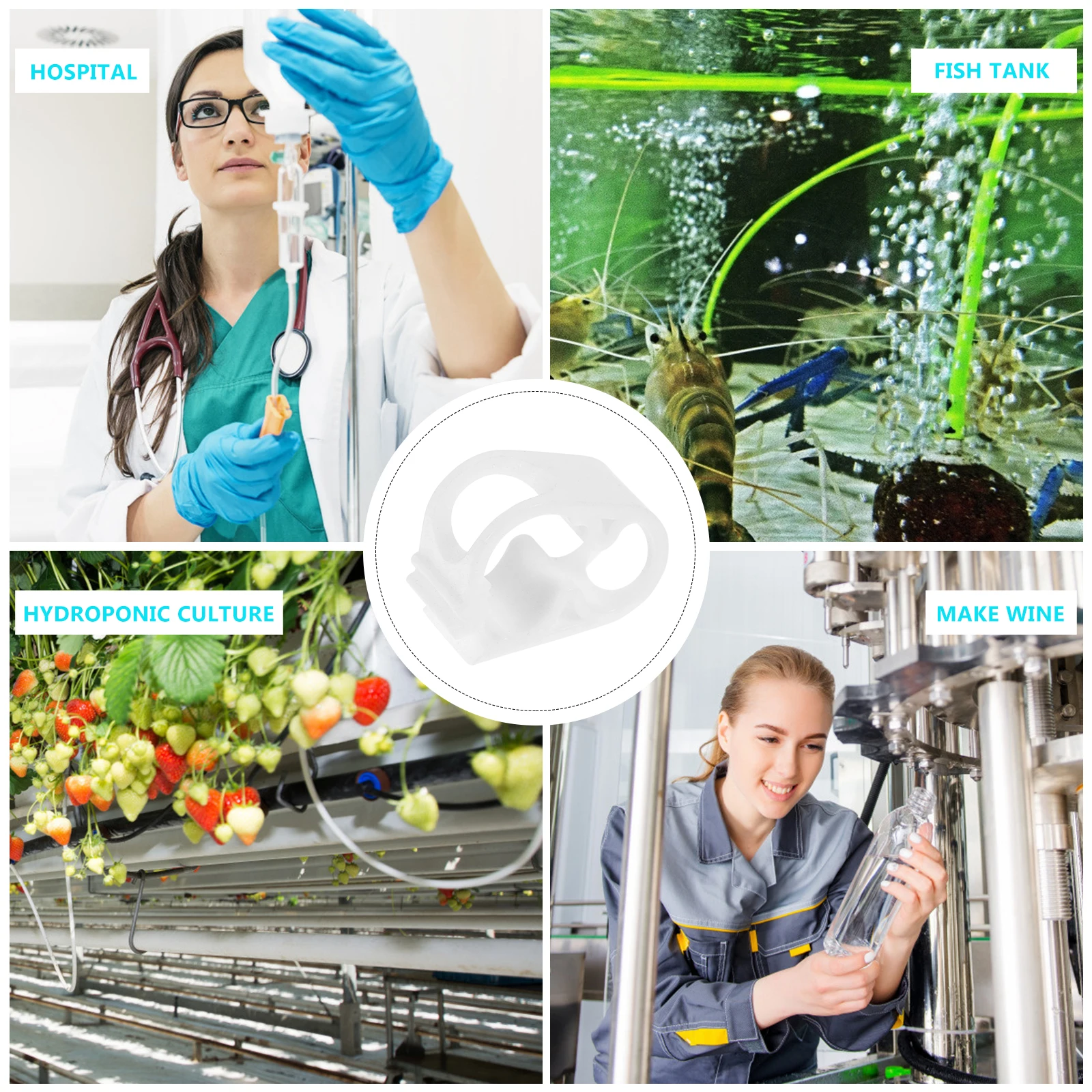 10 Pcs Silicone Hose Clamps Tube Stoppers Water Control Valves Adjustable Siphon Clips For Aquarium Beer Wine Making
10 Pcs Silicone Hose Clamps Tube Stoppers Water Control Valves Adjustable Siphon Clips For Aquarium Beer Wine Making