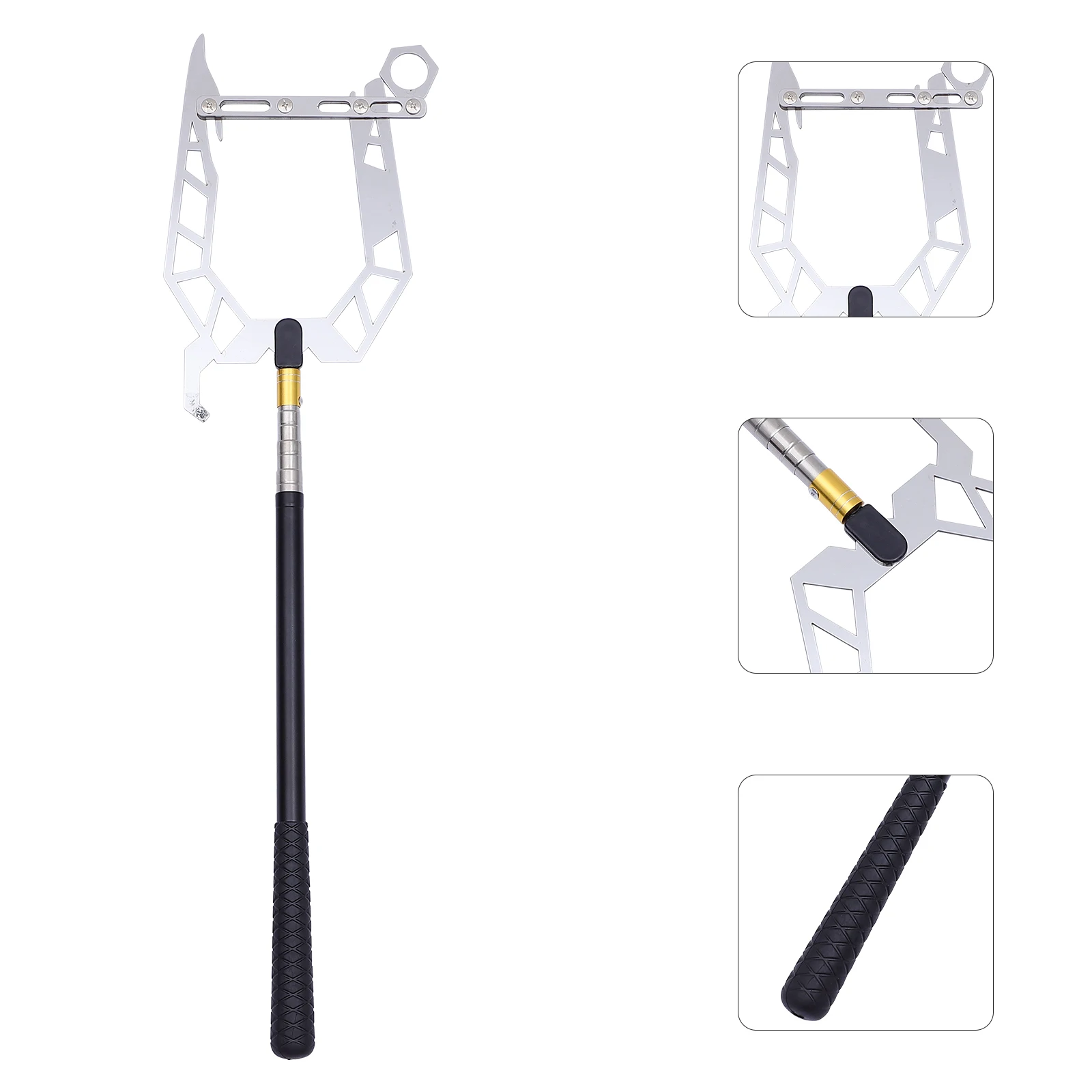 1 set Boat Hook Telescopic Stainless Steel 40cm to 140cm Rope Hook Puller Accessories Multifunction Ship Attachment
1 set Boat Hook Telescopic Stainless Steel 40cm to 140cm Rope Hook Puller Accessories Multifunction Ship Attachment