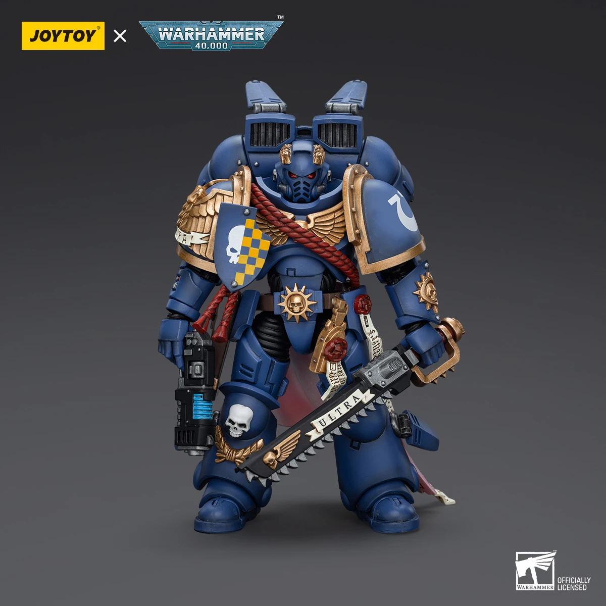 JOYTOY Warhammer 40K масштаб 1/18 Ультрамарин Капитан с Jump Pack экшн-фигурка модель игрушки для коллекции
JOYTOY Warhammer 40K масштаб 1/18 Ультрамарин Капитан с Jump Pack экшн-фигурка модель игрушки для коллекции