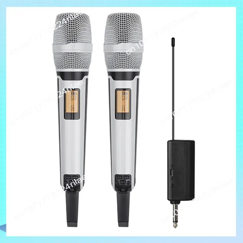 A17Z Wireless Microphone Dynamic UHF Home Studio Recording Professional DJ Speaker Conference Mic Fit For Computer Audio Silver
A17Z Wireless Microphone Dynamic UHF Home Studio Recording Professional DJ Speaker Conference Mic Fit For Computer Audio Silver