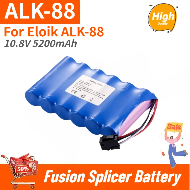 ALK-88 High Quality Battery 10.8V 5200mAh for Eloik ALK-88 Fusion Splicer Replacement Battery
ALK-88 High Quality Battery 10.8V 5200mAh for Eloik ALK-88 Fusion Splicer Replacement Battery