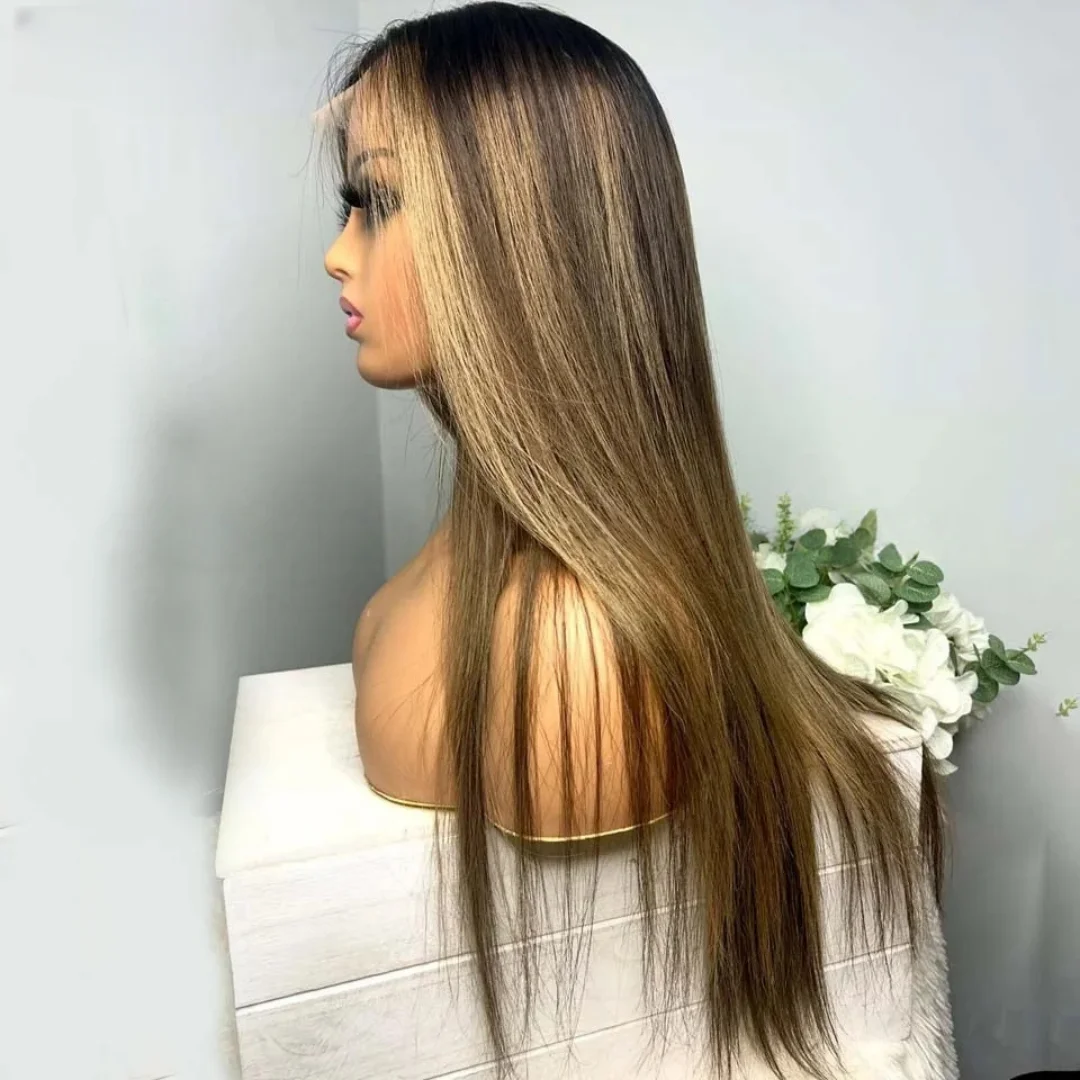 28" Highlight Blond 5x5 Silk Base Long Straight Glueless Jewish Human Hair Wig With Baby Hair HD Lace European Hair Preplucked
28" Highlight Blond 5x5 Silk Base Long Straight Glueless Jewish Human Hair Wig With Baby Hair HD Lace European Hair Preplucked