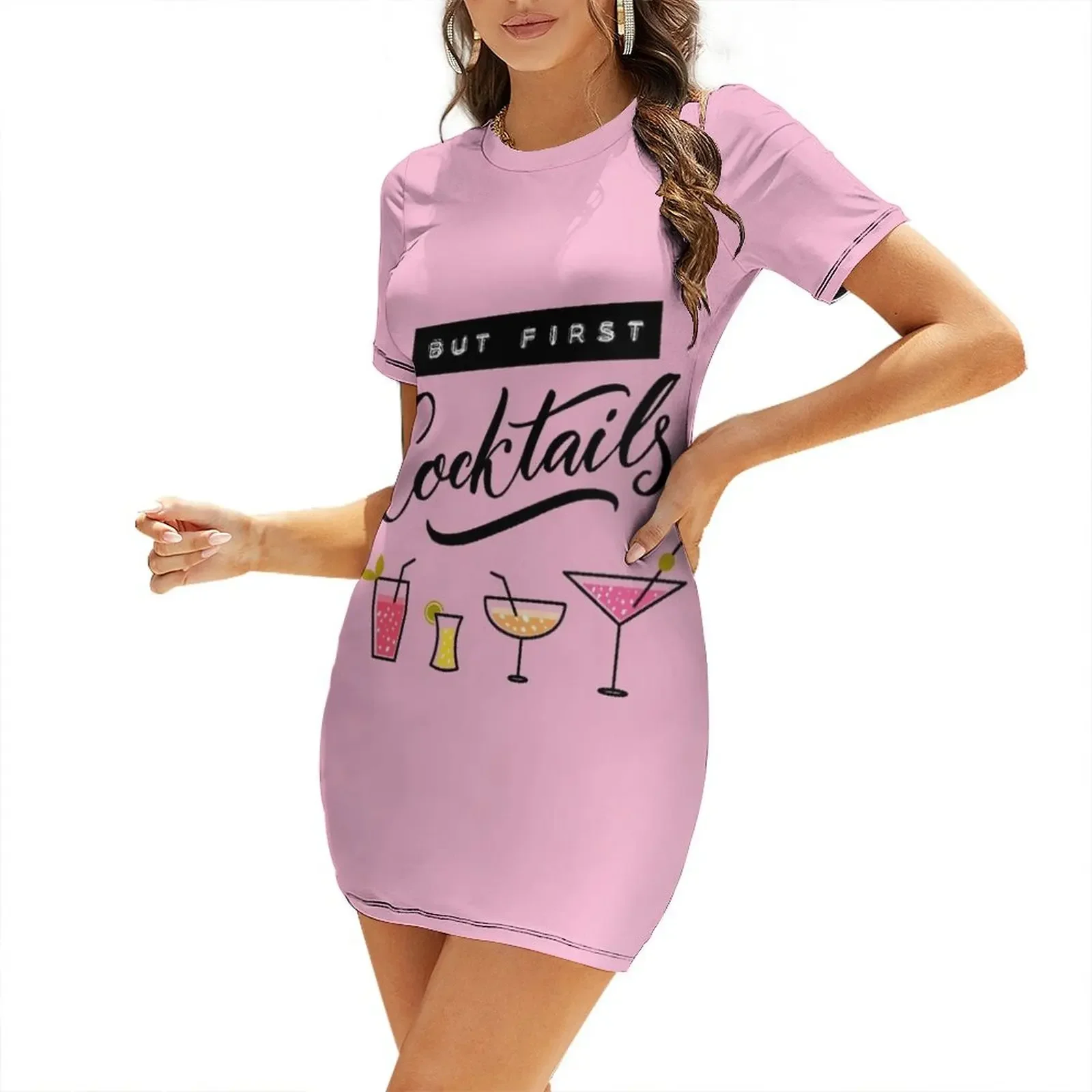 But first, cocktails Short-Sleeved Dress women's summer dresses 2025 women clothes Dress
But first, cocktails Short-Sleeved Dress women's summer dresses 2025 women clothes Dress