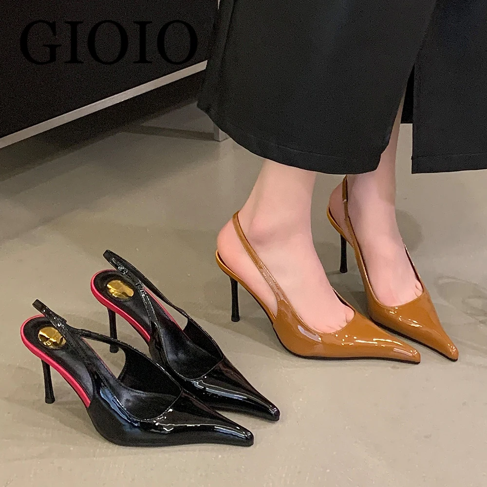 Женские сексуальные туфли на высоком каблуке с острым носком, летние туфли-лодочки на тонком каблуке, роскошные черные сандалии для свадьбы и вечеринок
Женские сексуальные туфли на высоком каблуке с острым носком, летние туфли-лодочки на тонком каблуке, роскошные черные сандалии для свадьбы и вечеринок