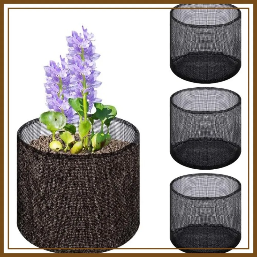 4 Pcs Aquatic Pond Planting Bags - 7.1" H x 7.2" Dia Reusable Mesh Plant Pots for Water Garden, Pond Bog, Terrestrial Plants
4 Pcs Aquatic Pond Planting Bags - 7.1" H x 7.2" Dia Reusable Mesh Plant Pots for Water Garden, Pond Bog, Terrestrial Plants