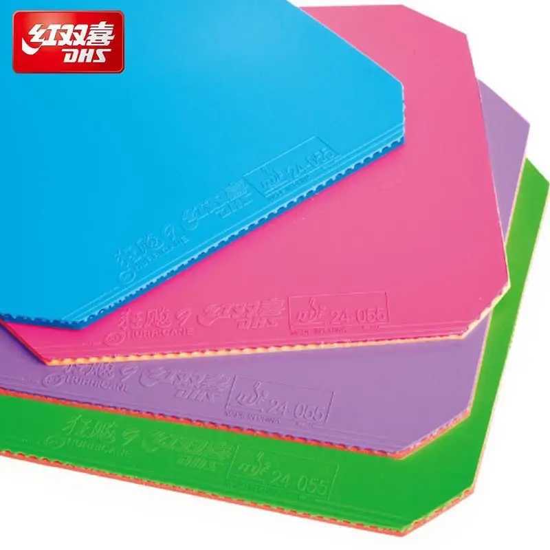 DHS Colorful Table Tennis Rubber Sheet Hurricane 9 Blue Purple Pink Green Colored Ping Pong Rubber ITTF Listed
DHS Colorful Table Tennis Rubber Sheet Hurricane 9 Blue Purple Pink Green Colored Ping Pong Rubber ITTF Listed