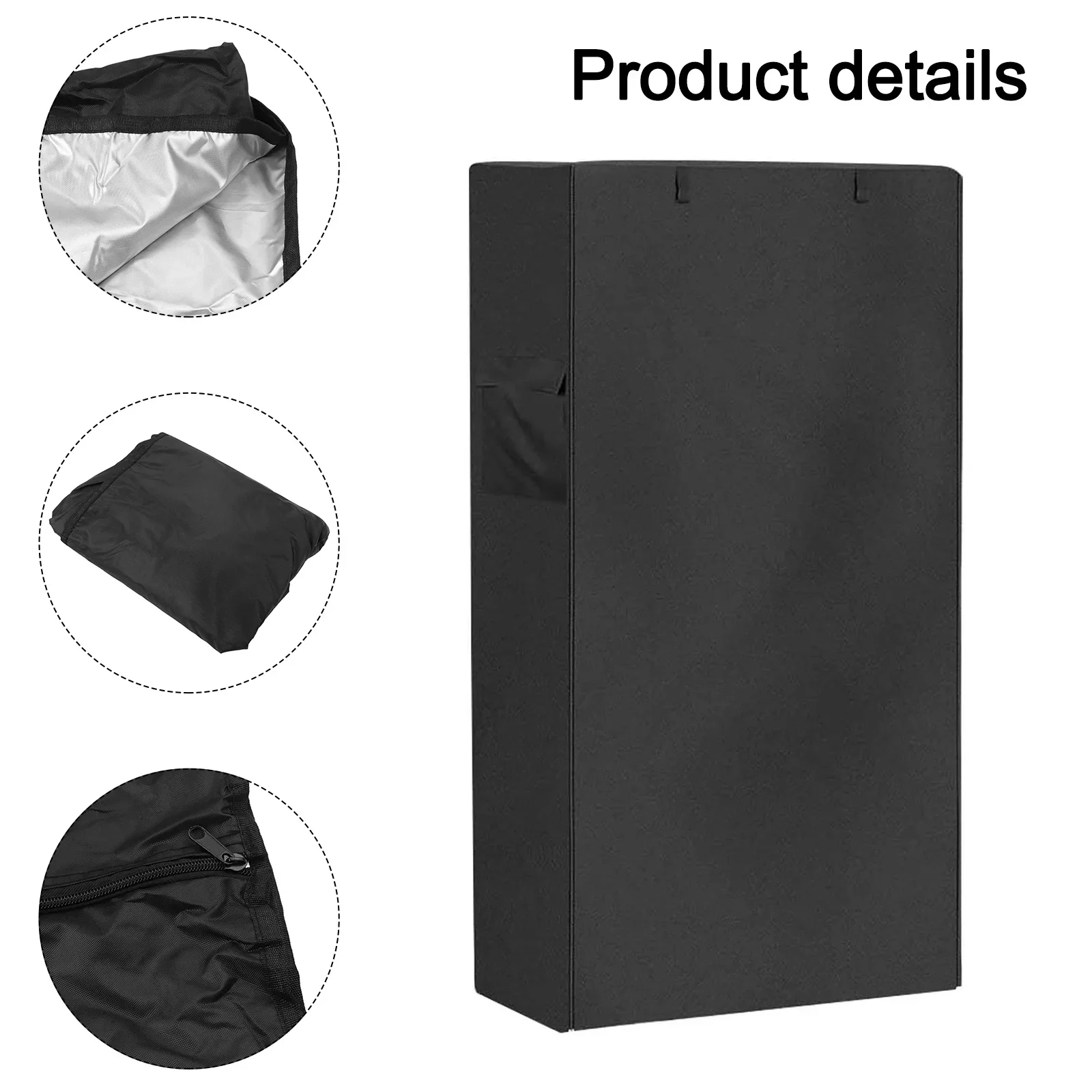 Waterproof Shelf Dust Cover With Storage Pocket And Zipper Made From 420D Oxford Cloth To Keep Shelves Dry And From Dust
Waterproof Shelf Dust Cover With Storage Pocket And Zipper Made From 420D Oxford Cloth To Keep Shelves Dry And From Dust