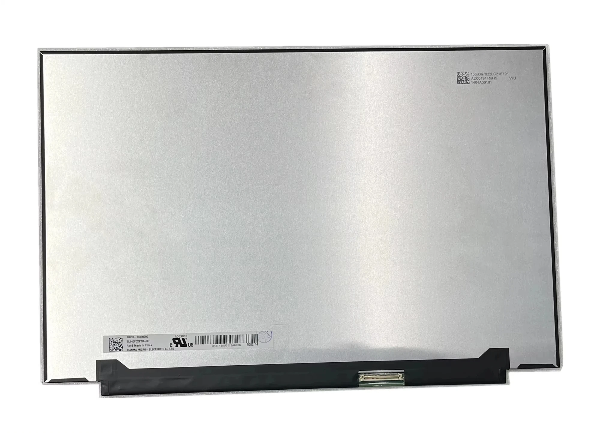 TL140VDXP10-00 TL140VDXP10 14,0 дюйма, 240 Гц, ЖК-экран для ноутбука, матрица 1920*1200 EDP
TL140VDXP10-00 TL140VDXP10 14,0 дюйма, 240 Гц, ЖК-экран для ноутбука, матрица 1920*1200 EDP