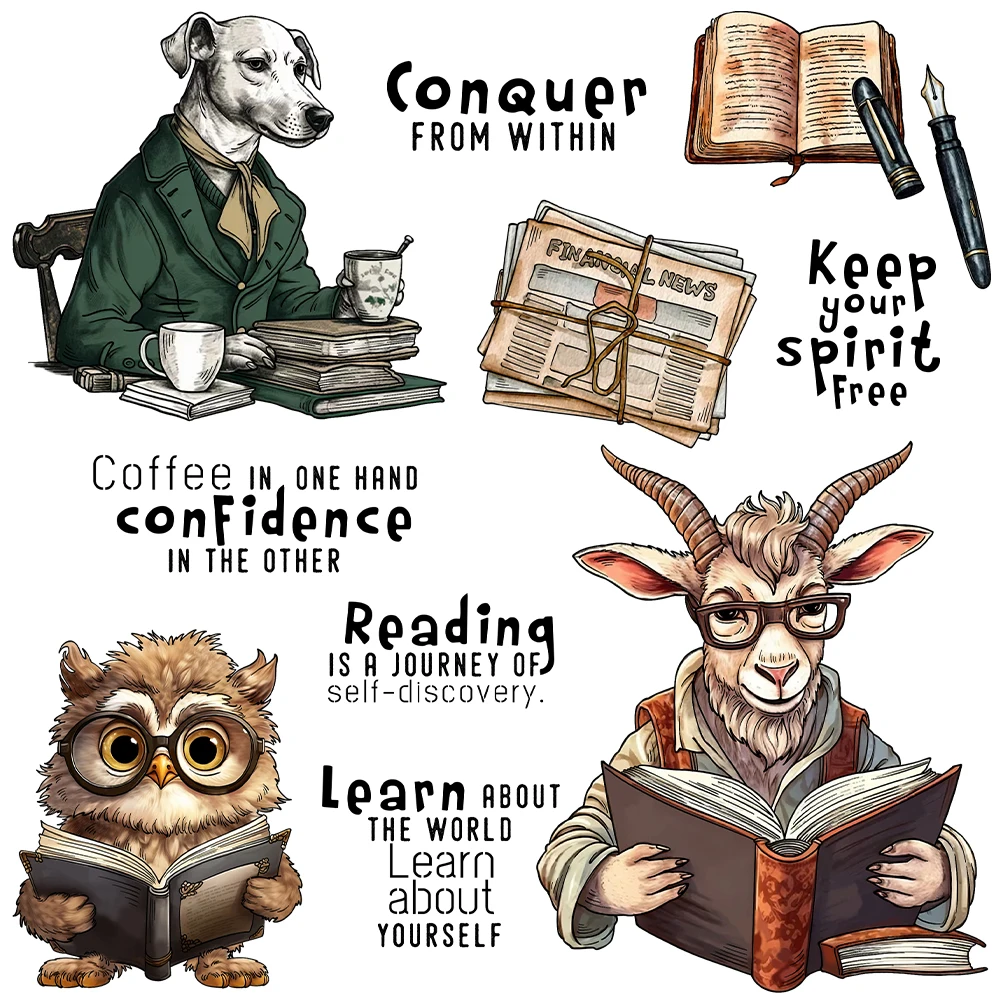 Mangocraft Reading Gentleman Animals Clear Stamp DIY Scrapbooking Supplies Silicone Stamp For Card Making Albums Crafts Decor
Mangocraft Reading Gentleman Animals Clear Stamp DIY Scrapbooking Supplies Silicone Stamp For Card Making Albums Crafts Decor