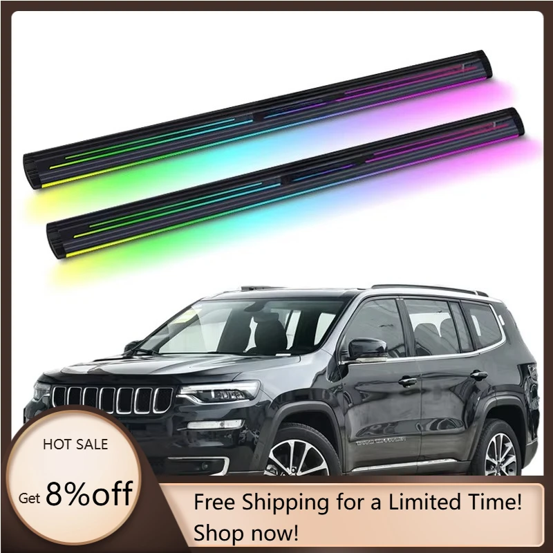 Electric Running Boards Retractable Aluminum Alloy Neon LED Light Automatic Power Side Step for Grand Commander 2018+ with Carry
Electric Running Boards Retractable Aluminum Alloy Neon LED Light Automatic Power Side Step for Grand Commander 2018+ with Carry