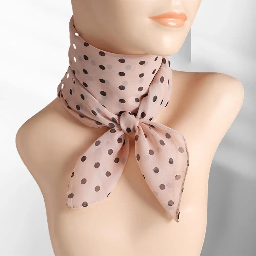 65*65cm Summer Fashion Chiffon Polka Dot Scarf Ladies Head Neck Square Scarf Shawls Female HAir Ties Bands Neckerchief Shawls
65*65cm Summer Fashion Chiffon Polka Dot Scarf Ladies Head Neck Square Scarf Shawls Female HAir Ties Bands Neckerchief Shawls