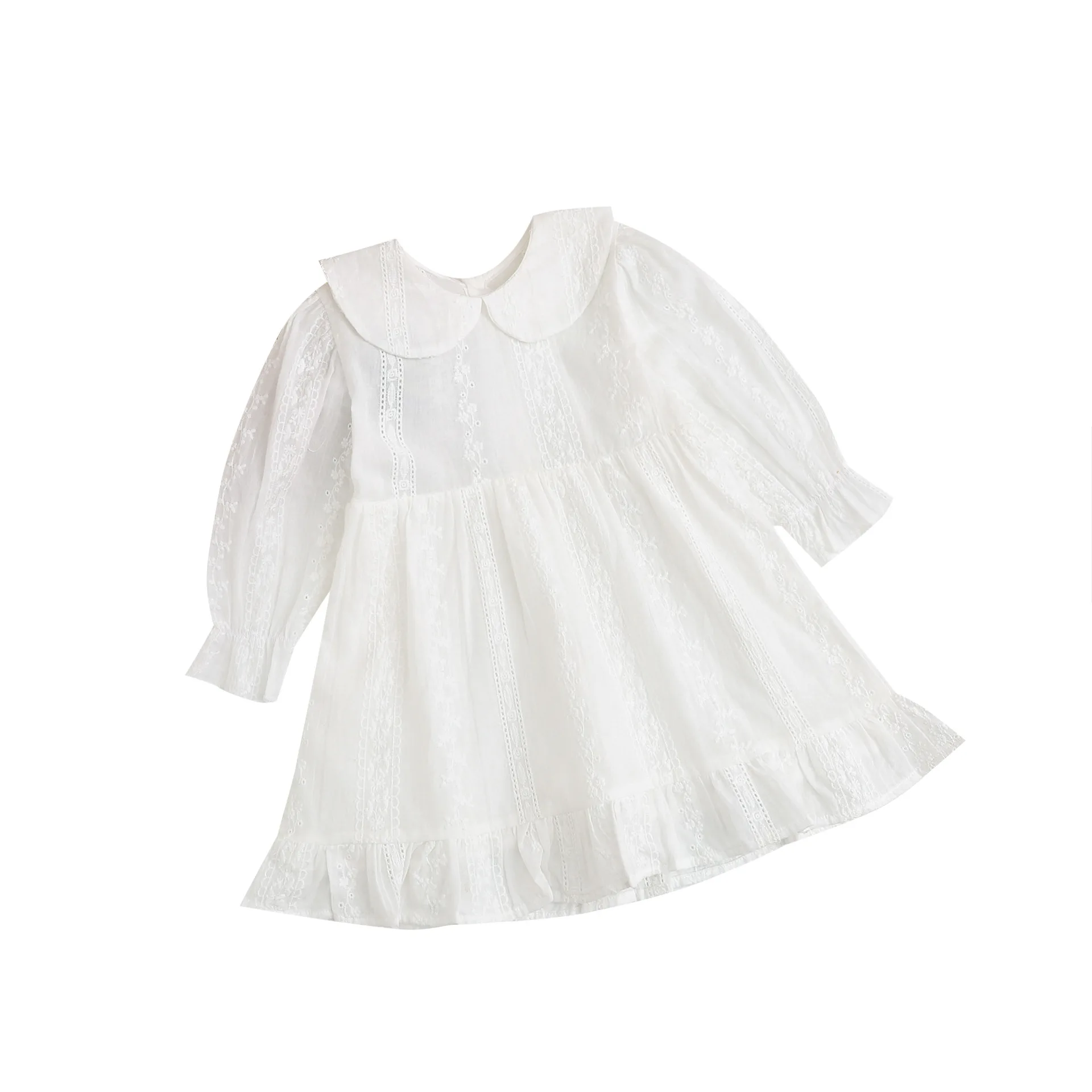 2023 Fashion Princess Dresses for Girls Spring Summer Long Sleeve Lace Baby Girl Dress Wihte Color Weddings Kids Clothes
2023 Fashion Princess Dresses for Girls Spring Summer Long Sleeve Lace Baby Girl Dress Wihte Color Weddings Kids Clothes