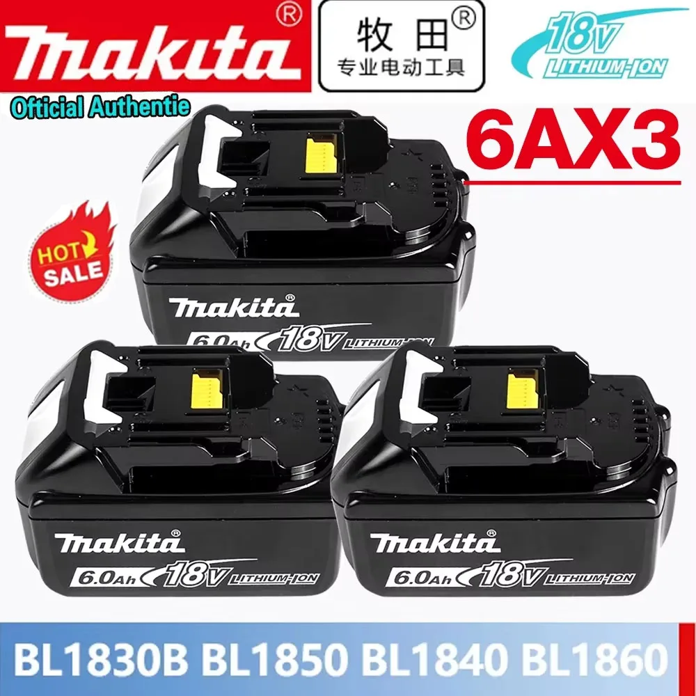 Original Makita 18V 5Ah rechargeable battery automatic charging protection, for Makita BL1830 BL1840BL1860B BL1850 power tools
Original Makita 18V 5Ah rechargeable battery automatic charging protection, for Makita BL1830 BL1840BL1860B BL1850 power tools
