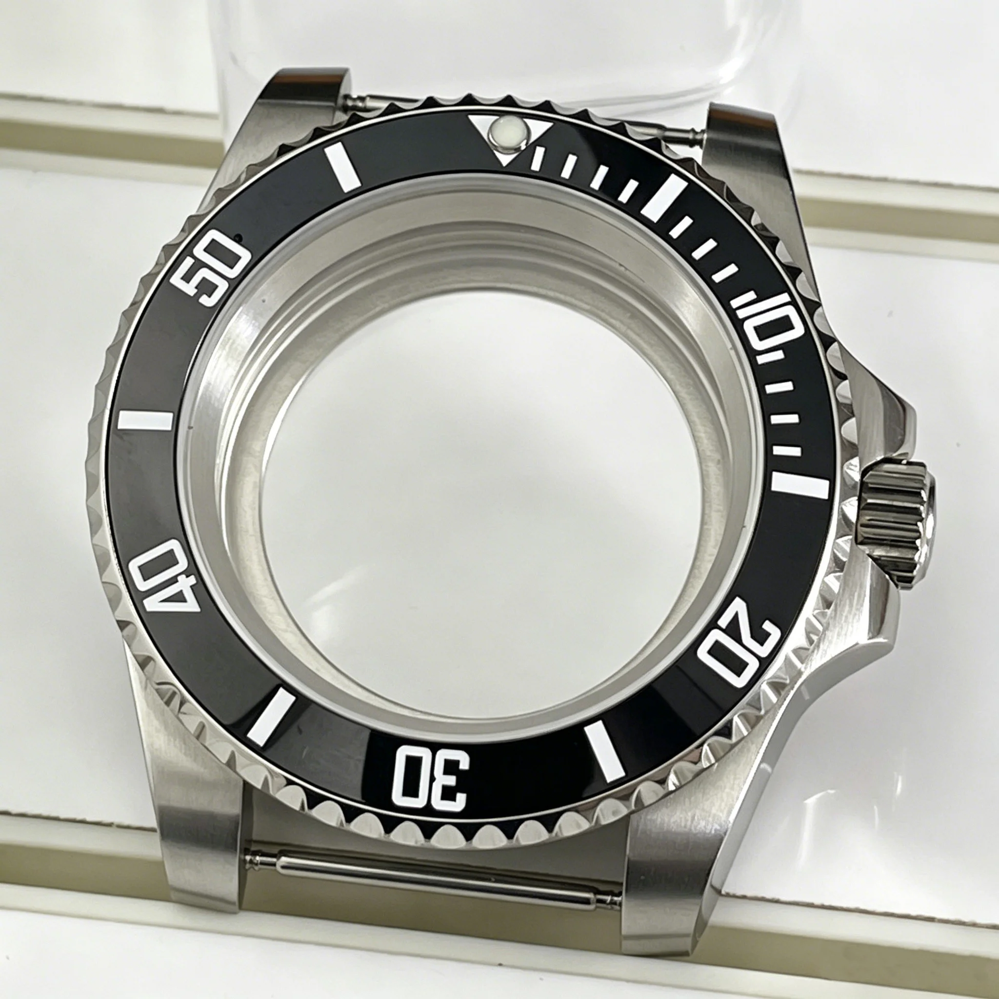 NH35, 40.5mm Men's Silver Case, Compatible With NH34, NH35, NH38, Miyota 8215, 8205 Movements, Watch Accessories Repair and Repl
NH35, 40.5mm Men's Silver Case, Compatible With NH34, NH35, NH38, Miyota 8215, 8205 Movements, Watch Accessories Repair and Repl