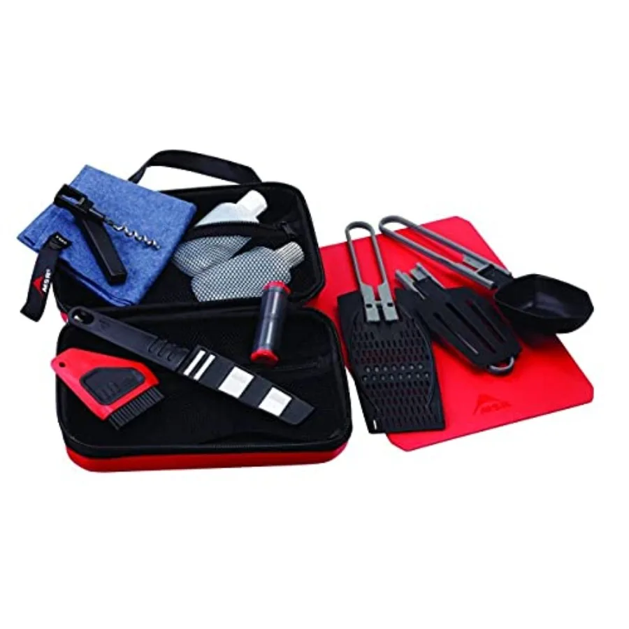 MSR Alpine Deluxe Kitchen Set Red Black Outdoor Cooking Gear Lightweight Durable Material Compact Design for Hiking and Camping
MSR Alpine Deluxe Kitchen Set Red Black Outdoor Cooking Gear Lightweight Durable Material Compact Design for Hiking and Camping