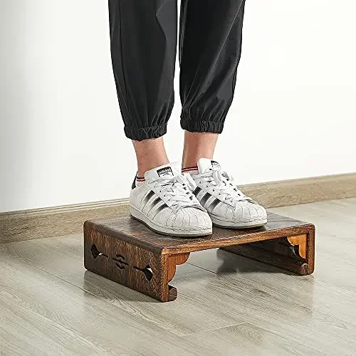 Compact Wooden Rectangular Step Stool For Bedside Kitchen Bathroom Desk Use Portable Footrest With Flat Top Surface
Compact Wooden Rectangular Step Stool For Bedside Kitchen Bathroom Desk Use Portable Footrest With Flat Top Surface