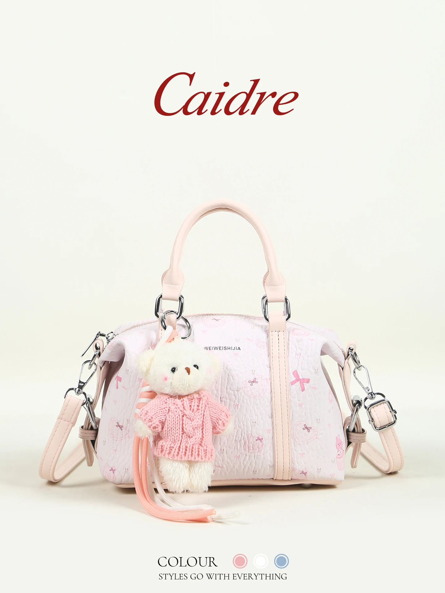 Caidre Adorable Commuter Crossbody Pillow Shaped Handbag Women's Birthday Gift Soft PU Leather Single Strap Shoulder Bag
Caidre Adorable Commuter Crossbody Pillow Shaped Handbag Women's Birthday Gift Soft PU Leather Single Strap Shoulder Bag