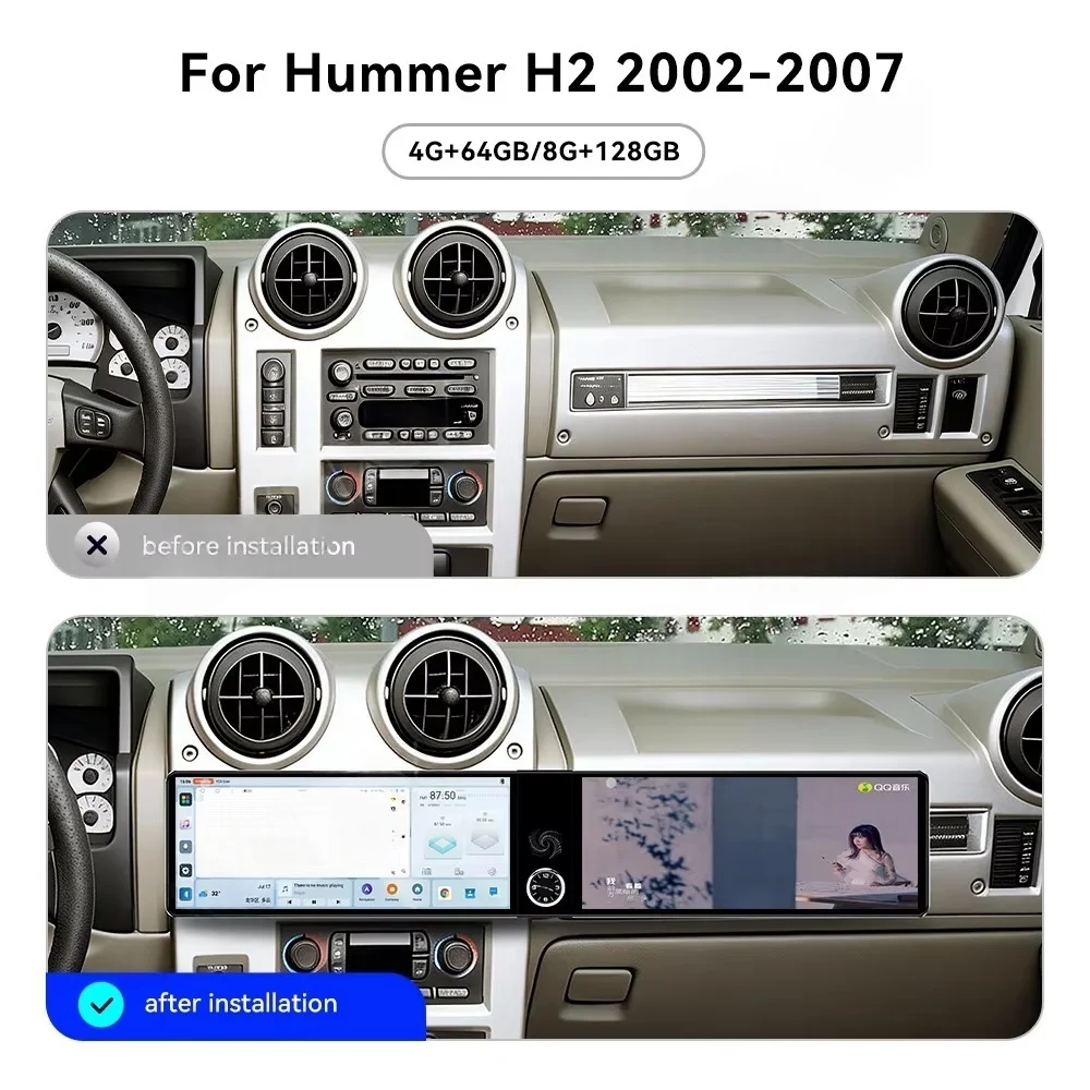 Car Accessories Radio For Hummer H2 2005 2006-2012 Android Auto GPS Navigation Multimedia Stereo Receiver Head Unit Offline Maps
Car Accessories Radio For Hummer H2 2005 2006-2012 Android Auto GPS Navigation Multimedia Stereo Receiver Head Unit Offline Maps