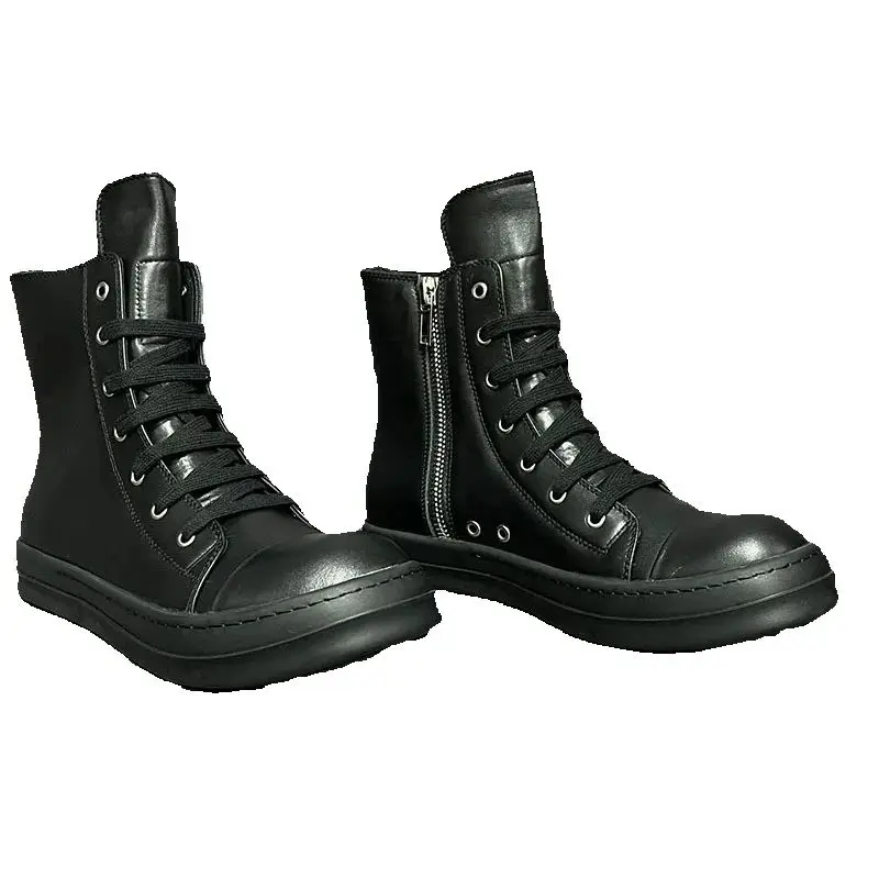 Owen Seak Shoes Men High Top Sneakers Women Casual Platform Leather Luxury Lace Up Zip Autumn Black Designer Boots
Owen Seak Shoes Men High Top Sneakers Women Casual Platform Leather Luxury Lace Up Zip Autumn Black Designer Boots