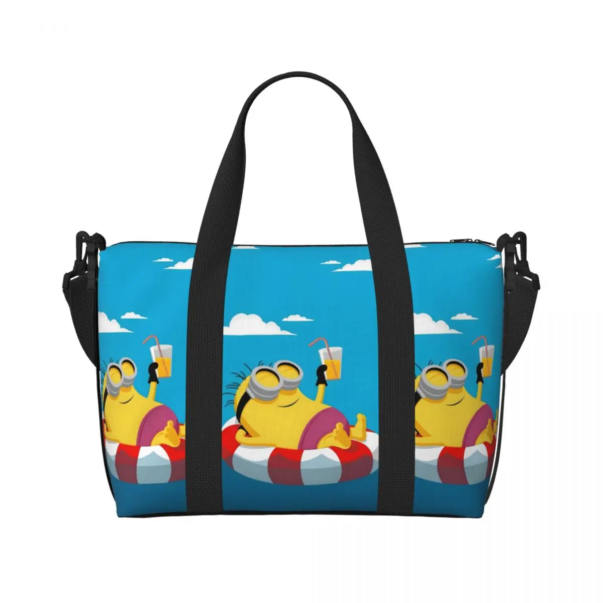 Custom M-Minions Beach Tote Bag Women Yellow Capsule-Shaped Big Compartment Gym Beach Travel Bags
Custom M-Minions Beach Tote Bag Women Yellow Capsule-Shaped Big Compartment Gym Beach Travel Bags