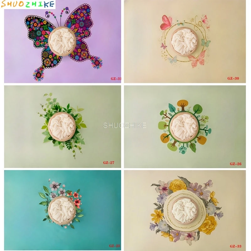 SHUOZHIKE Baby Newborn Floral Basket Photography Backdrops Props Children Birthday Party Photo Studio Background LZ-02
SHUOZHIKE Baby Newborn Floral Basket Photography Backdrops Props Children Birthday Party Photo Studio Background LZ-02