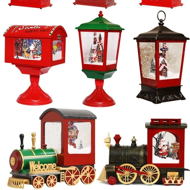 Christmas decoration electric music snow street lights snow lights shopping mall window home living room scene
Christmas decoration electric music snow street lights snow lights shopping mall window home living room scene