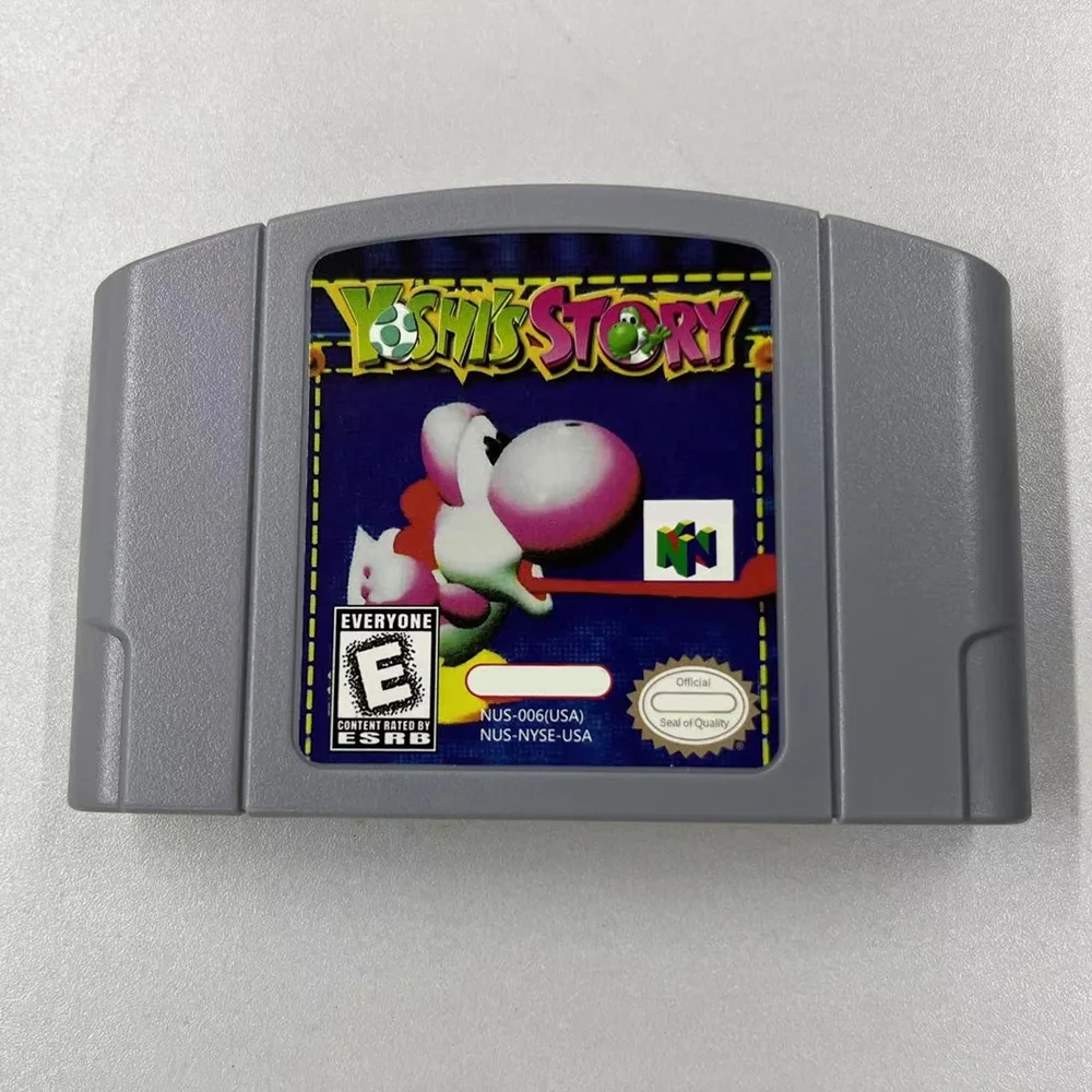 Yoshi's Story game cartridge for N64 American version Yoshis Story/N64 game console
Yoshi's Story game cartridge for N64 American version Yoshis Story/N64 game console