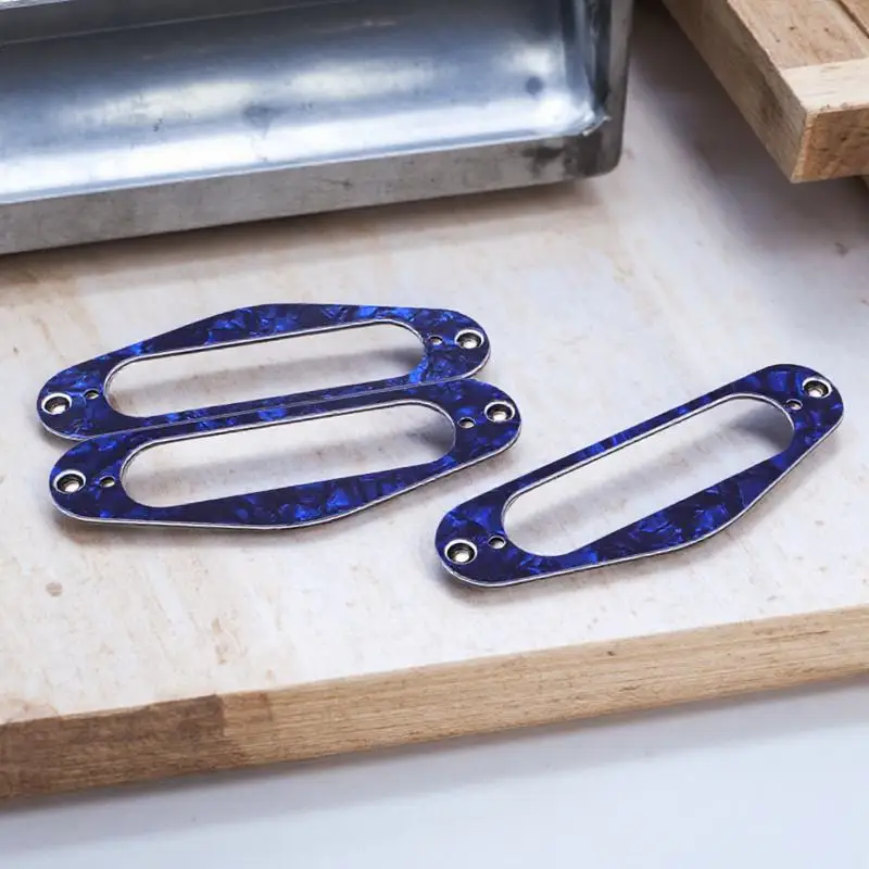 3pcs Single Coil Pickup Guitar Pickup Frame Humbucker Ring Mounting Ring For Tl Style Electric Guitars Blue Replacement Guitar
3pcs Single Coil Pickup Guitar Pickup Frame Humbucker Ring Mounting Ring For Tl Style Electric Guitars Blue Replacement Guitar