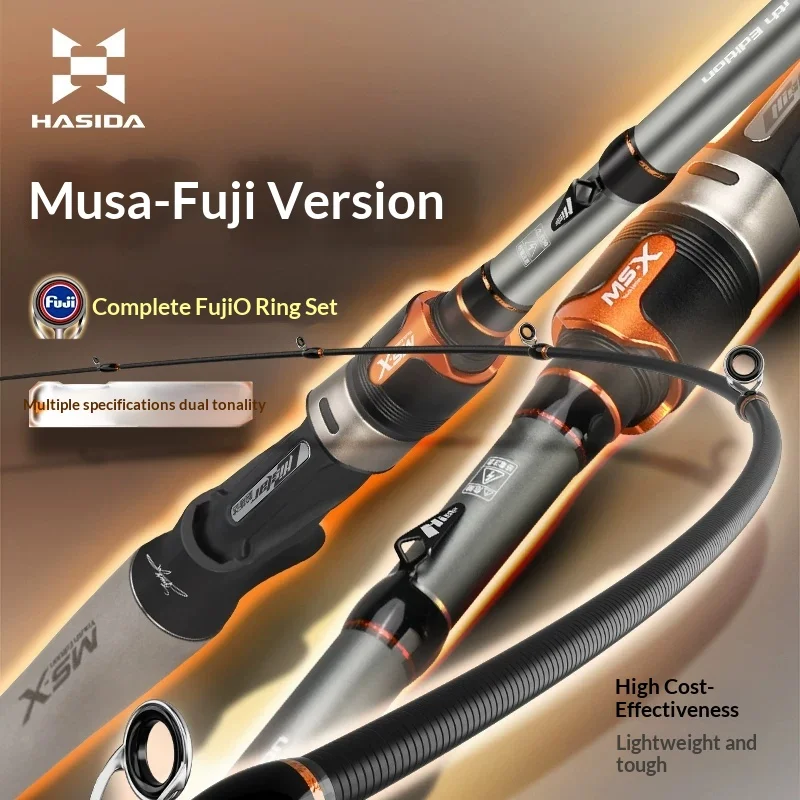 Удилище Hasda Musa Lure Rod в стиле Fuji для дальнего заброса, с кольцами Fuji O-Ring, для спиннинга и бейткастинга, ультралегкое, для микробайтинга, для ловли змееголова
Удилище Hasda Musa Lure Rod в стиле Fuji для дальнего заброса, с кольцами Fuji O-Ring, для спиннинга и бейткастинга, ультралегкое, для микробайтинга, для ловли змееголова