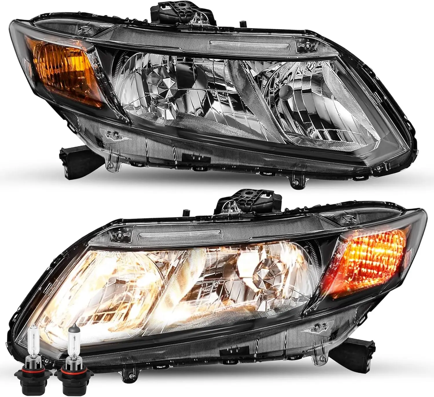 Фара в стиле OE подходит для 4-дверного седана Honda Civic 2012-2015, 2012-2013, комплект для замены 2-дверных фар Honda Civic Coupe
Фара в стиле OE подходит для 4-дверного седана Honda Civic 2012-2015, 2012-2013, комплект для замены 2-дверных фар Honda Civic Coupe