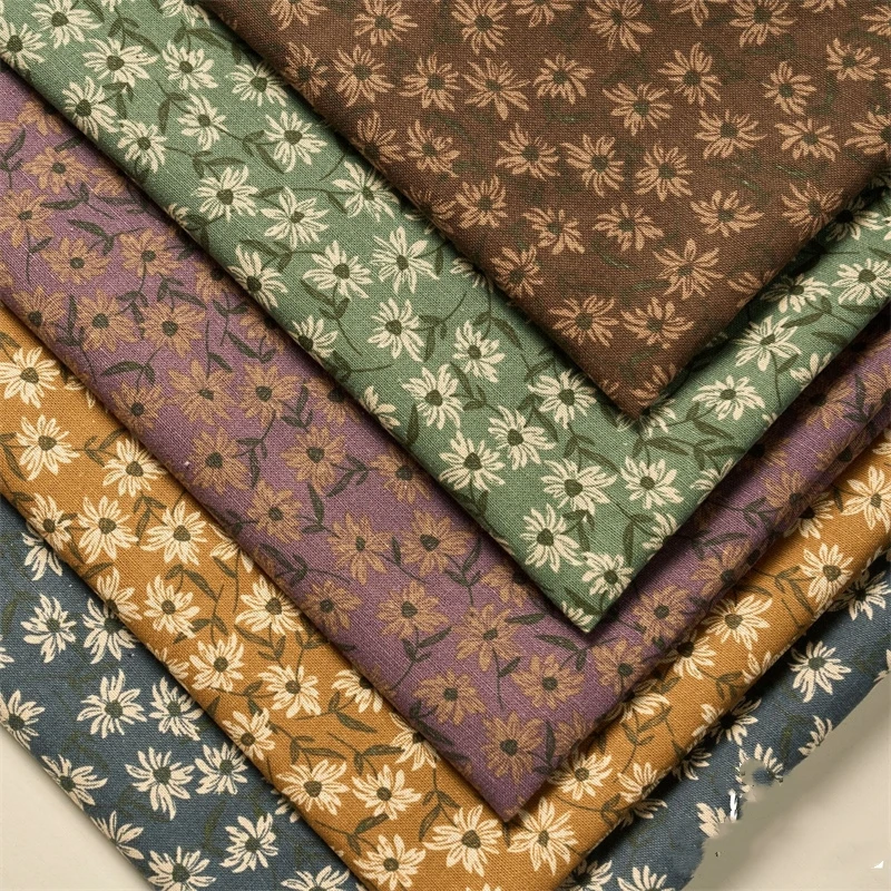Wide 148cm Floral Printed Cotton Linen Fabric, Pastoral Style Cloth for Dress Skirt Sewing
Wide 148cm Floral Printed Cotton Linen Fabric, Pastoral Style Cloth for Dress Skirt Sewing
