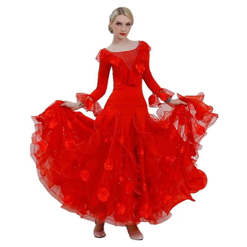 2025 New Flower Fishing Line Skirt Modern Dance Skirt Dance Ballroom Dance Ballroom Dance Big Swing Skirt Suit
2025 New Flower Fishing Line Skirt Modern Dance Skirt Dance Ballroom Dance Ballroom Dance Big Swing Skirt Suit
