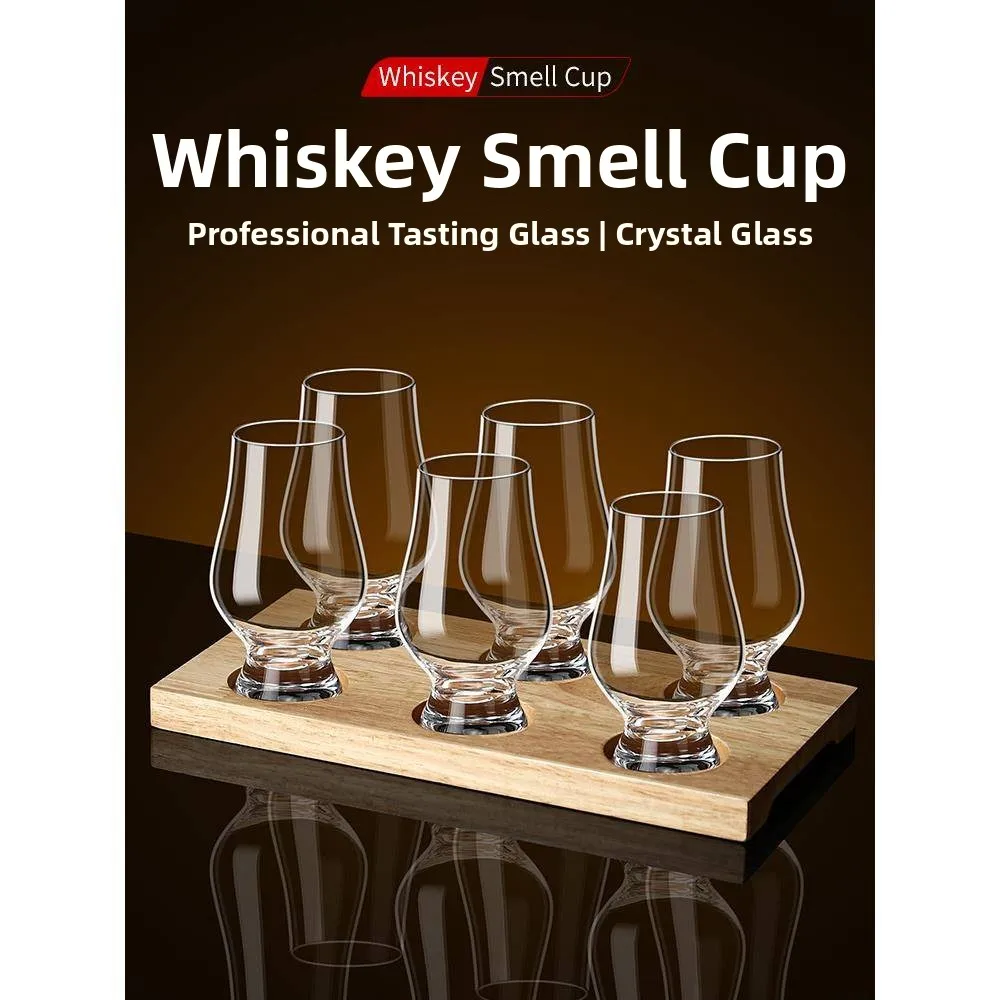 Professional Whiskey Tasting Glass Set with Coaster Malt Snifter Glass Crystal Aroma Wine Cup Holder Kit for Fine Dining
Professional Whiskey Tasting Glass Set with Coaster Malt Snifter Glass Crystal Aroma Wine Cup Holder Kit for Fine Dining