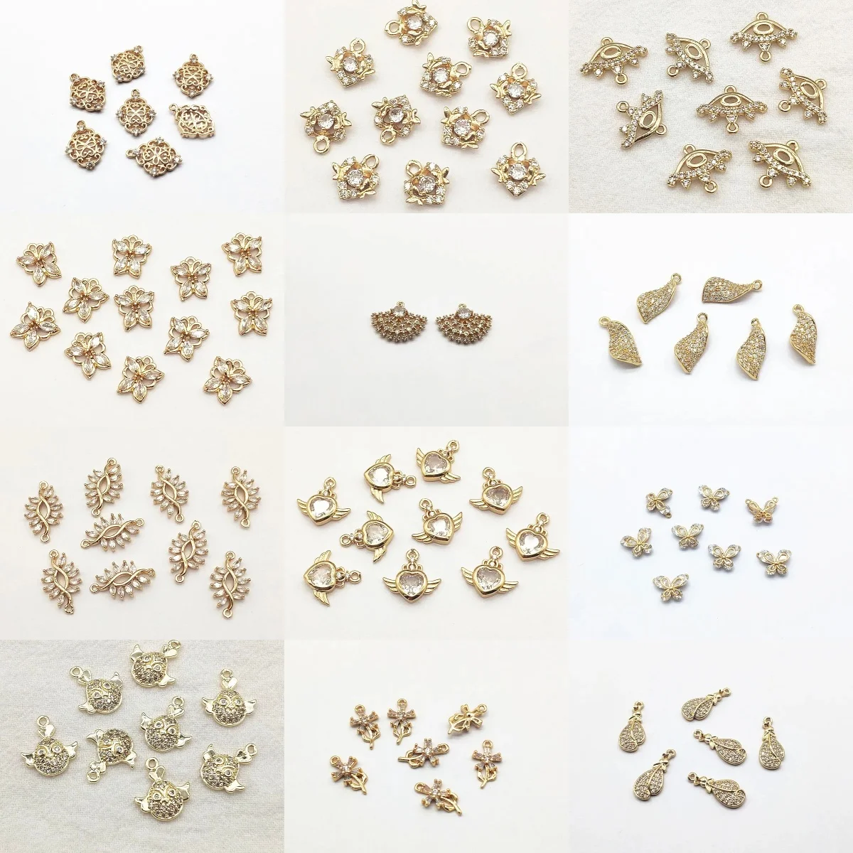 New Arrival! 50pcs Copper Pendants Cubic Zirconia Charm For Handmade Necklace/Earrings DIY Parts,Jewelry Accessories Findings
New Arrival! 50pcs Copper Pendants Cubic Zirconia Charm For Handmade Necklace/Earrings DIY Parts,Jewelry Accessories Findings