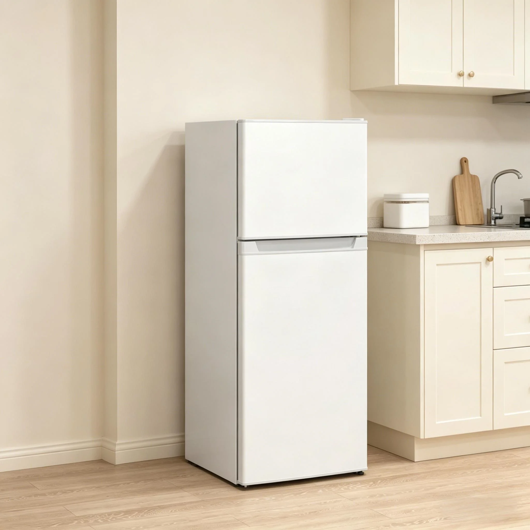 Compact White Double Door Mini Fridge with Freezer, Adjustable Temp Control, Quiet Small Refrigerator for Bedroom, Dorm, Office, Apartment, Ideal for Food Beverage Storage, Energy Saving & Space Saving Cooler
Compact White Double Door Mini Fridge with Freezer, Adjustable Temp Control, Quiet Small Refrigerator for Bedroom, Dorm, Office, Apartment, Ideal for Food Beverage Storage, Energy Saving & Space Saving Cooler