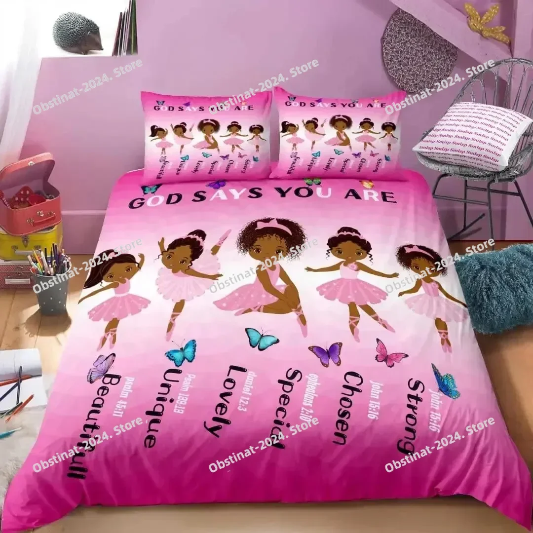 American Black Girl Duvet Cover Set,Black Girl Magic Bedding Set Full Sizes Cute Little Afro Black Princess Comforter Cover Sets
American Black Girl Duvet Cover Set,Black Girl Magic Bedding Set Full Sizes Cute Little Afro Black Princess Comforter Cover Sets