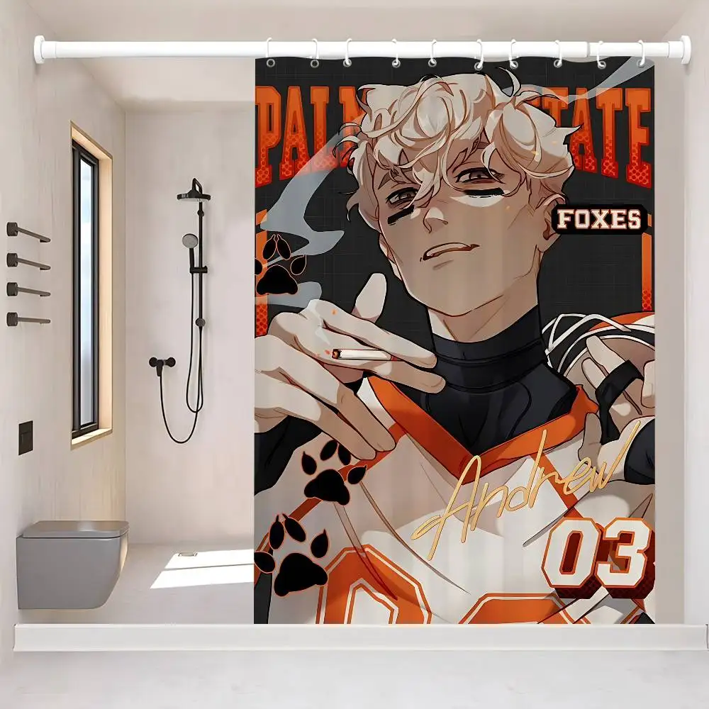 Белая занавеска для душа The FoxholeS Court в стиле аниме, декоративная занавеска для ванной комнаты, водонепроницаемая занавеска для душа с крючками
Белая занавеска для душа The FoxholeS Court в стиле аниме, декоративная занавеска для ванной комнаты, водонепроницаемая занавеска для душа с крючками