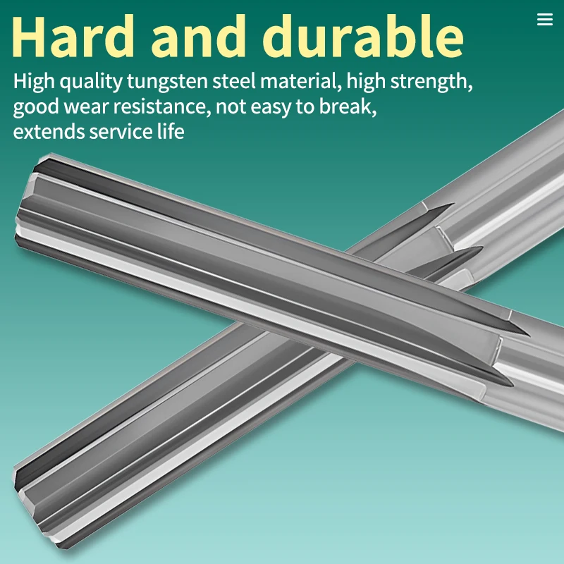1.1 -12.05 mm Carbide Reamer Coated Spiral Straight Flute H7 Chucking Hardened Steel Metal Cutter 4 6 Flute CNC Hole Tool
1.1 -12.05 mm Carbide Reamer Coated Spiral Straight Flute H7 Chucking Hardened Steel Metal Cutter 4 6 Flute CNC Hole Tool