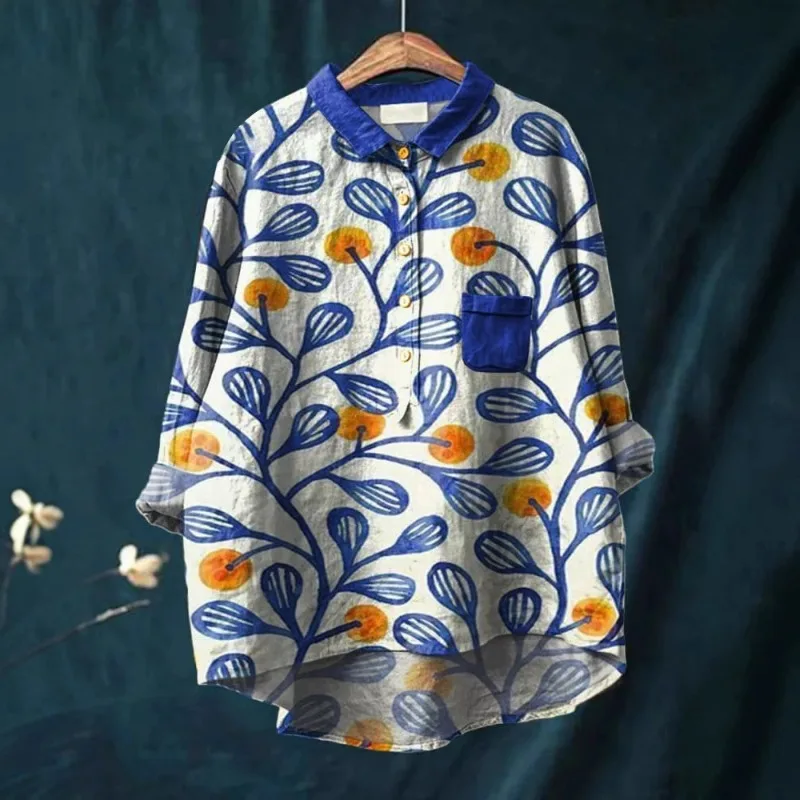 Blouse Shirt Women's Long-sleeved Plus Size Printed New Comfortable Casual Minimalist Fashionable Versatile Elegant Distinctive
Blouse Shirt Women's Long-sleeved Plus Size Printed New Comfortable Casual Minimalist Fashionable Versatile Elegant Distinctive