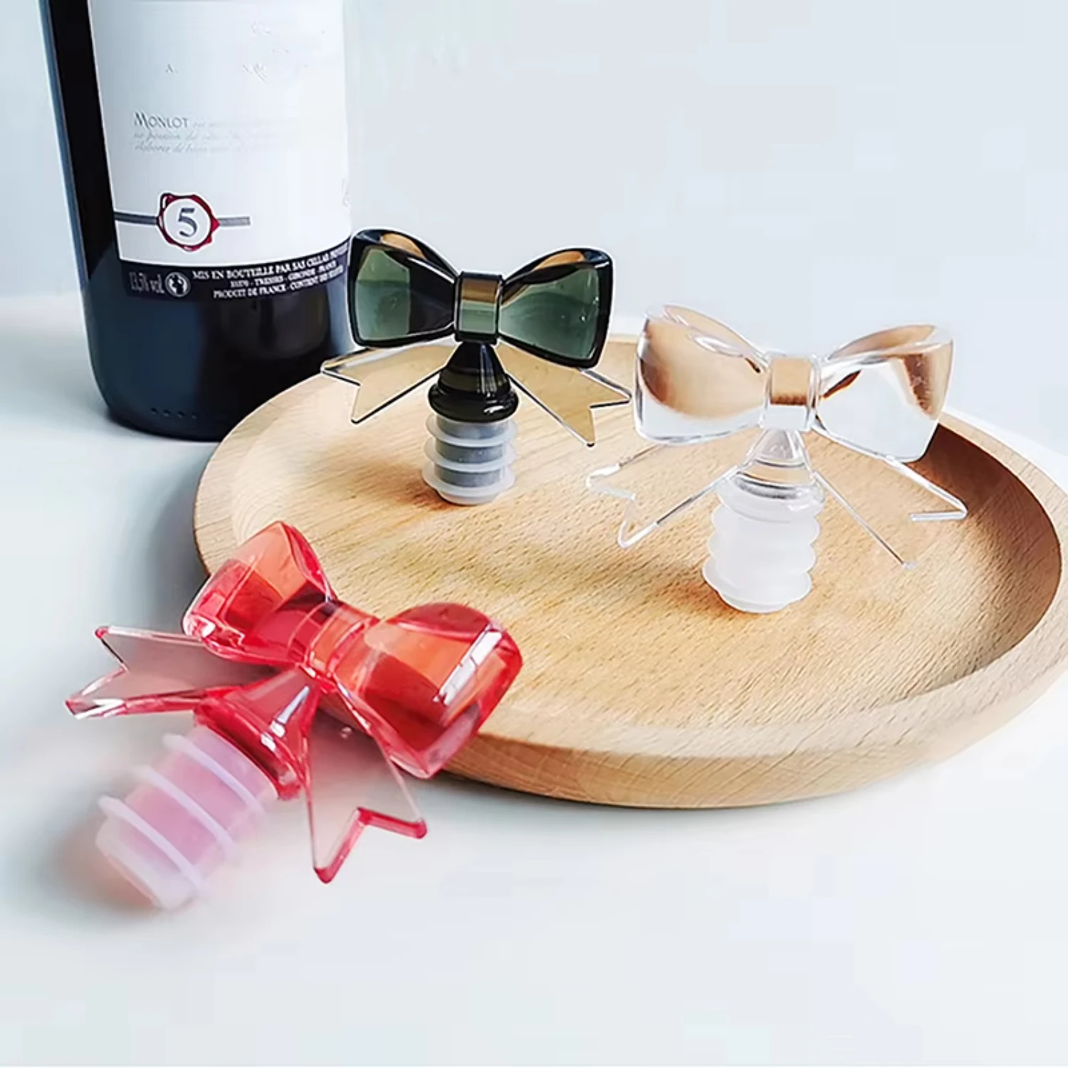 Creative Silicone Sealed Wine Stopper Beer Bottle Cork Convenience Champagne Bottle Sealing Stopper Kitchen Accessories
Creative Silicone Sealed Wine Stopper Beer Bottle Cork Convenience Champagne Bottle Sealing Stopper Kitchen Accessories